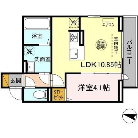 エスカレーズの物件間取画像